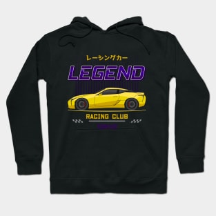 Tuner Yellow LC 500 JDM Vector Art. Hoodie